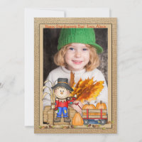 Scarecrow Frame Fotokaart
