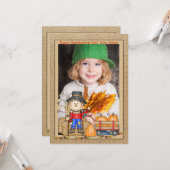 Scarecrow Frame Fotokaart Kaart (Voorkant / Achterkant in situ)