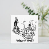 Scarecrow gebonden in de boom kaart (Staand voorkant)