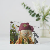 Scarecrow Girl Briefkaart (Staand voorkant)