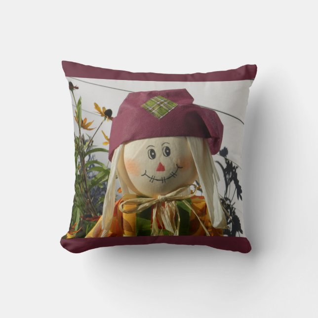 Scarecrow Girl Sierkussen (Voorkant)
