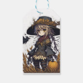 Scarecrow Halloween Cadeaulabel (Achterkant)