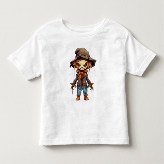 Scarecrow Halloween Kinder Shirts (Voorkant)