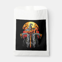 Scarecrow Halloween Pumpkin Favor Bag Bedankzakje