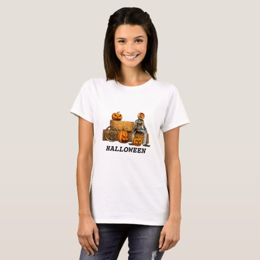 Scarecrow Halloween T-Shirt (Voorkant volledig)