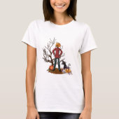 Scarecrow Halloween T-Shirt (Voorkant)