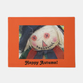 Scarecrow Happy Autumn Door Mat (Voorkant)