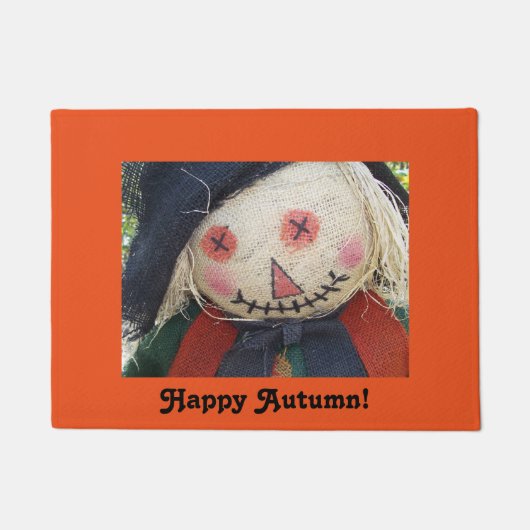 Scarecrow Happy Autumn Door Mat (Voorkant)