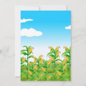 Scarecrow Herfst Verjaardag Kaart (Achterkant)