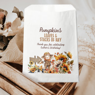 Scarecrow Herfst Zonnebloem Verjaardag Bedankzakje