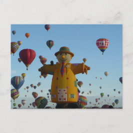 Scarecrow Hot Air Ballon Briefkaart