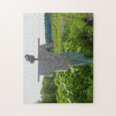 Scarecrow in tuinveld Natuur Legpuzzel (Verticaal)