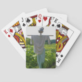Scarecrow in tuinveld Natuur  Pokerkaarten (Achterkant)
