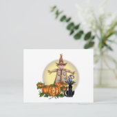 SCARECROW, JACK & CAT door SHARON SHARPE Briefkaart (Staand voorkant)