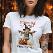 Scarecrow Kisses Oogst Wishes  Halloween Tri-Blend Shirt