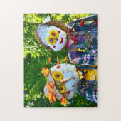 Scarecrow Mahon Bay Festival Nova Scotia. Legpuzzel (Verticaal)