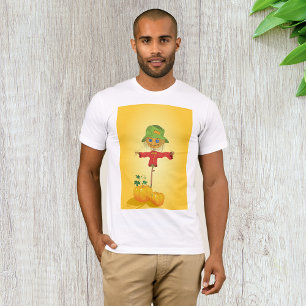 Scarecrow met pompoenen Mannen T-shirt