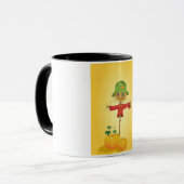 Scarecrow met pompoenen Mok (Voorkant links)