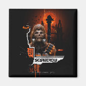 Scarecrow Oranje grafisch Magneet (Voorkant)