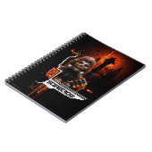 Scarecrow Oranje grafisch Notitieboek (Linkerzijde)