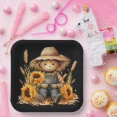 Scarecrow Papieren Bordje (Feest)