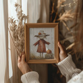 Scarecrow Portret Schilderij  Straw Man Poster