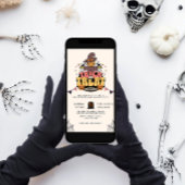 Scarecrow Pumpkin Trick or treat Halloween Party Kaart