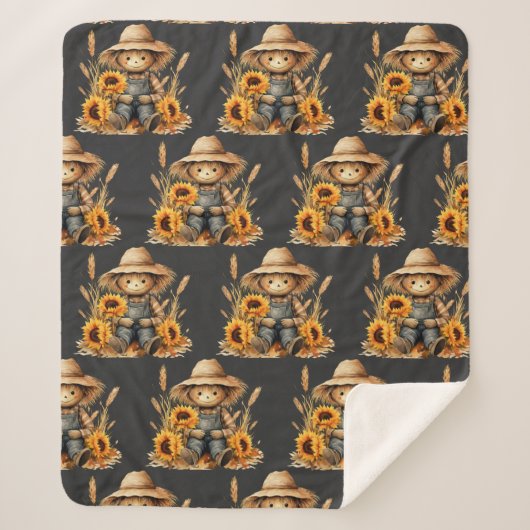 Scarecrow Sherpa Deken (Voorkant)