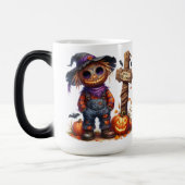 Scarecrow Spooky Halloween Mok (Links)