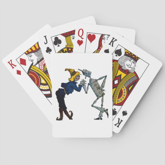 Scarecrow & Tin Man Deck-afspeelkaarten, wizard Oz Pokerkaarten (Achterkant)