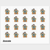 Scarecrow Vierkante Sticker (Vel)