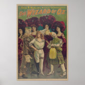 Scarecrow Wizard of OZ Musical VAUDEVILLE Poster (Voorkant)