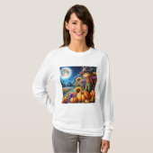 Scarecrow Zonnebloemen T Shirt (Voorkant volledig)