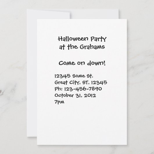 Scarecrows Pumpkins Autumn Afbeelding Kaart (Achterkant)