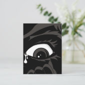 Scared Boy Briefkaart (Staand voorkant)