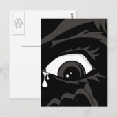 Scared Boy Briefkaart (Voorkant / Achterkant)