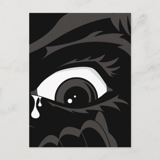 Scared Boy Briefkaart (Voorkant)