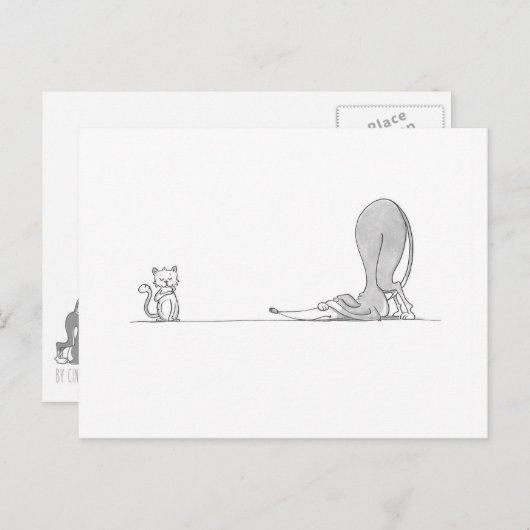 Scared Briefkaart (Voorkant / Achterkant)