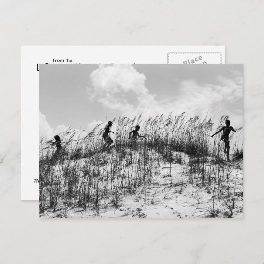 Scared Briefkaart uitvoeren (Voorkant / Achterkant)