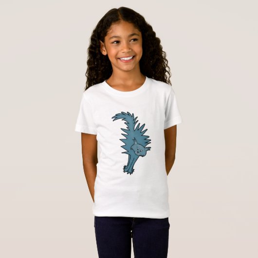 Scared Cat T-shirt (Voorkant volledig)