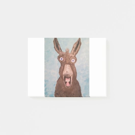 Scared donkey post-it® notes (Voorkant)