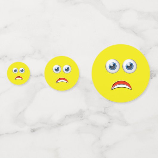 Scared Emoji Confetti (Voorkanten)