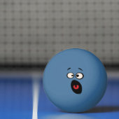 Scared Face Table Tennis Ball (Net)