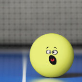 Scared Funny Face Table Tennis Ball (Net)