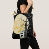Scared Ghost Trick or treat Tote Bag (Dichtbij)