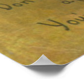 Scared Girl Puppy Dog Monster Valentijn Poster (Hoek)