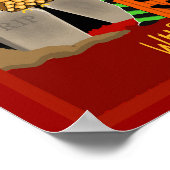 Scared Halloween Cats Trick of Trewith Owls Poster (Hoek)