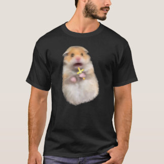 Scared Hamster Meme Kinder Cute Christelijke Hamst T-shirt