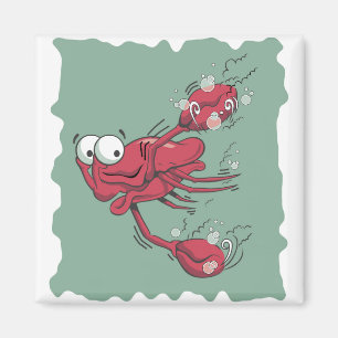 Scared Lobster Magneet
