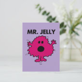 Scared & Nervous Mr. Jelly Briefkaart (Staand voorkant)